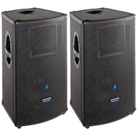 Pair of Mackie SA1521 Active Speakers